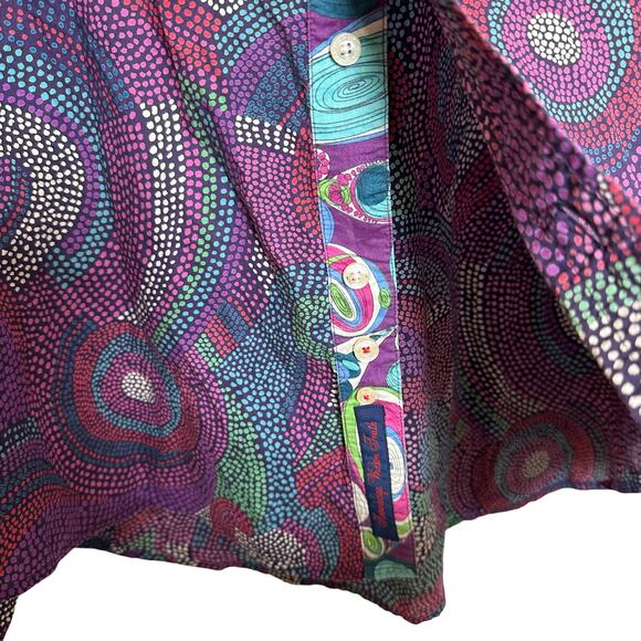 Robert Graham Multicolored Cotton Long Sleeve Button Down Shirt sz 2XL EUC - Picture 6 of 9